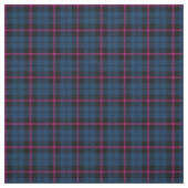 donkerblauw met roze strookafdruk stof (Swatch)