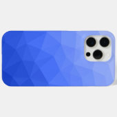 Donkerblauw ombre verloop geometrisch mesh patroon Case-Mate iPhone case (Achterkant (horizontaal))