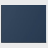 Donkerblauw omslagpapier cadeaupapier (Vlak)