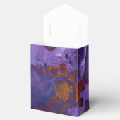 Donkerblauw Paars en koperinkt Bedankdoosjes (Geopend)