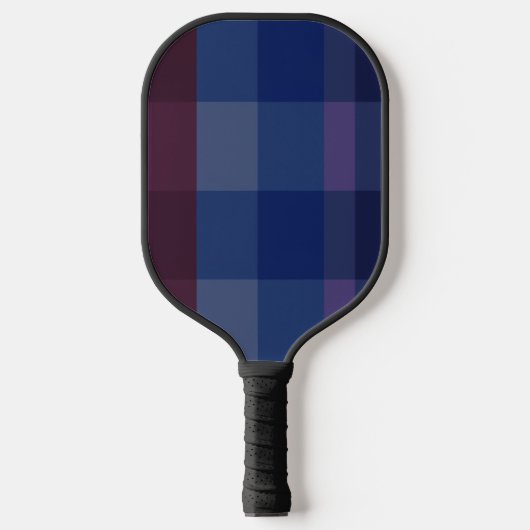 Donkerblauw, paarse, maroon-witpalmpeddel pickleball paddle (Voorkant)