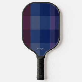Donkerblauw, paarse, maroon-witpalmpeddel pickleball paddle