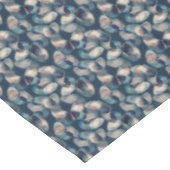 Donkerblauw patroon met vlinders tafelkleed (Gekanteld)