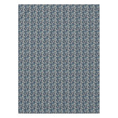 Donkerblauw patroon met vlinders tafelkleed (Voorkant)