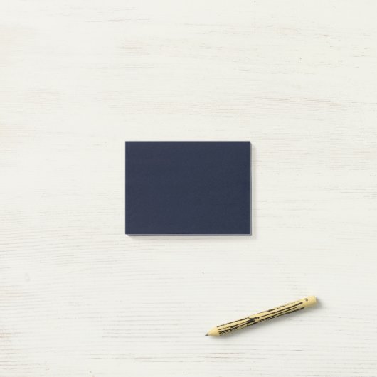 Donkerblauw Post-it® Notes (Op bureau)