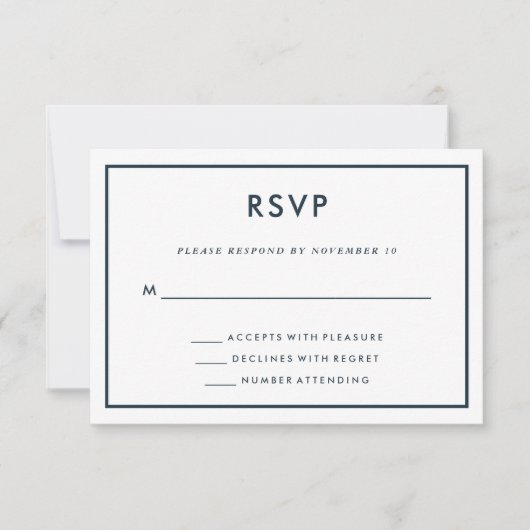 Donkerblauw Reizen Thema Bruiloft | Kaart op achte (Voorkant)