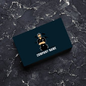 Donkerblauw Reparatie & Onderhoud Handyman Visitekaartje