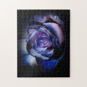 Donkerblauw Roos Legpuzzel (Verticaal)