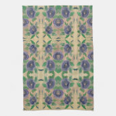 Donkerblauw Roos Theedoek (Verticaal)