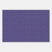 Donkerblauw Same Komon (kleinschalig) Inpakpapier Vel (Voorkant)