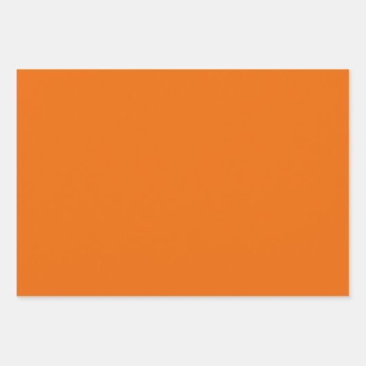 Donkerblauw, Sinaasappel & hemelsblauw Plaid Inpakpapier Vel (Voorkant 2)