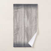 Donkerblauw Sneeuwachtige Kerstballen Holly Bad Handdoek (Handdoek)