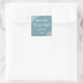 Donkerblauw snoepjes buffet Sticker (Tas)