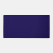 Donkerblauw Solid Color Desk Mat (Voorkant)