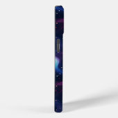 Donkerblauw sterrenstelsel patroon Case-Mate iPhone case (Achterkant / Rechts)