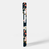 Donkerblauw  stijlventilator Case-Mate iPhone case (Achterkant / Links)