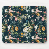 Donkerblauw  stijlventilator muismat (Voorkant)