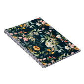 Donkerblauw  stijlventilator notitieboek (Rechterzijde)