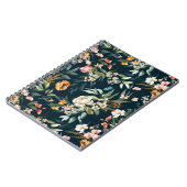 Donkerblauw  stijlventilator notitieboek (Linkerzijde)