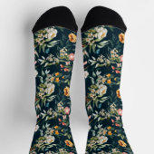 Donkerblauw  stijlventilator sokken (Top)