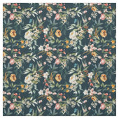 Donkerblauw  stijlventilator stof (Swatch)