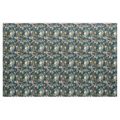 Donkerblauw  stijlventilator stof (Fat Quarter)