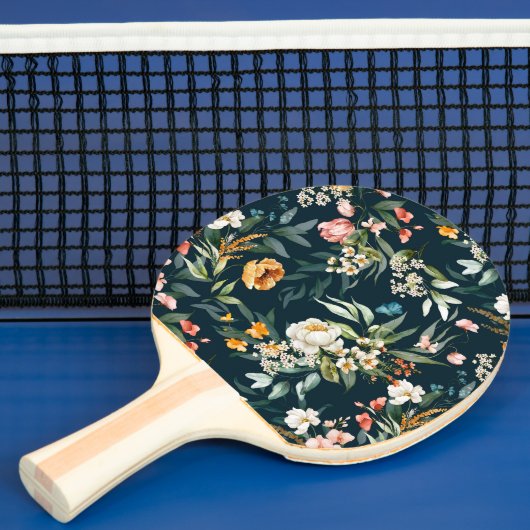 Donkerblauw  stijlventilator tafeltennisbatje (Insitu)