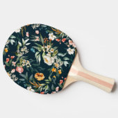 Donkerblauw  stijlventilator tafeltennisbatje (Zijkant)