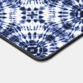 Donkerblauw stropdas kleurstofpatroon bureaumat (Hoek)