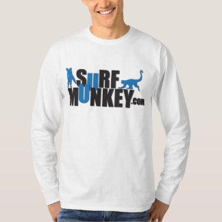 Donkerblauw - Surf Munkey billboard ontwerp #2 T-shirt