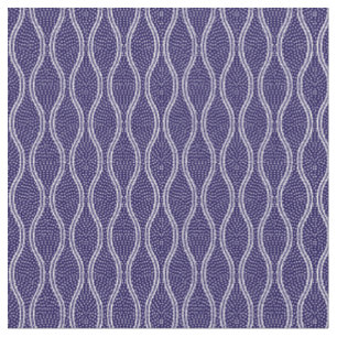 Donkerblauw Tatewaku Same Komon (middelgrote schaa Stof