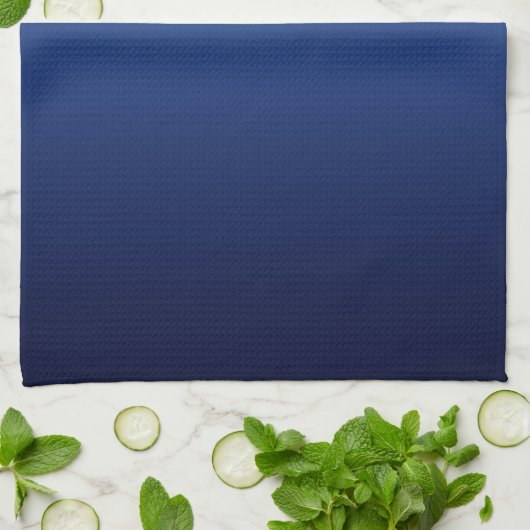 Donkerblauw Theedoek (Gevouwen)