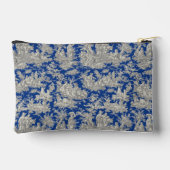 donkerblauw Toile de Jouy bedrukt Etui (Achterkant)