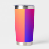 Donkerblauw Traveller Gradient personaliseren Geïsoleerde Drinkbeker (Rechts)