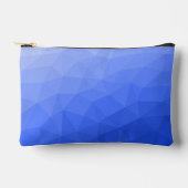 Donkerblauw verloop geometrisch maaspatroon etui (Voorkant)
