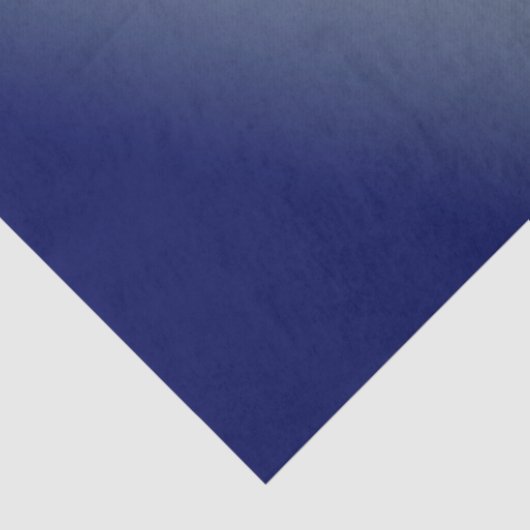 Donkerblauw verloop tissuepapier (Detail)