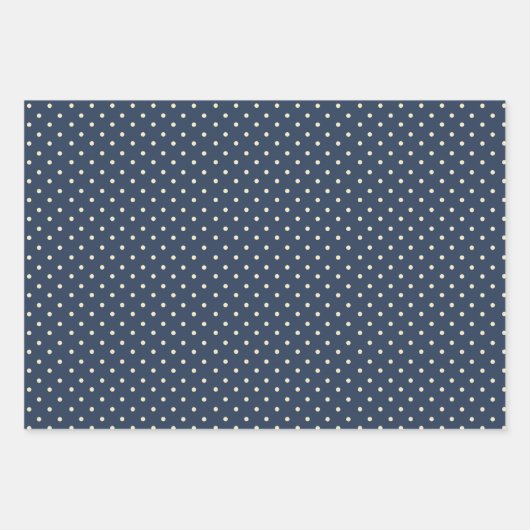 Donkerblauw Verpakkend Document Vlak Blad 3 stukke Inpakpapier Vel (Voorkant 3)