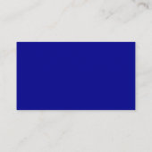 Donkerblauw Visitekaartje (Achterkant)