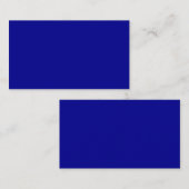 Donkerblauw Visitekaartje (Voorkant / Achterkant)