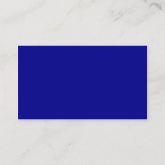 Donkerblauw Visitekaartje (Voorkant)