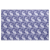  Donkerblauw & Wit Konijnenvogel Dedham Delft Stof (Fat Quarter)