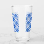 Donkerblauw wit trilpatroon yxm0uat9 diagonaal glas (Rechts)