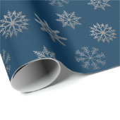 Donkerblauw zilversnoepschilfers, verpakt papier (Rol Hoek)