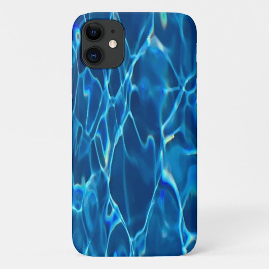 Donkerblauw Zwembad Water Case-Mate iPhone Case (Achterkant)