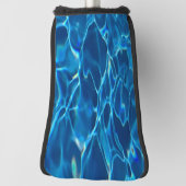 Donkerblauw Zwembad Water Golfheadcover (Draai 90)