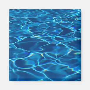 Donkerblauw Zwembad Water Magneet