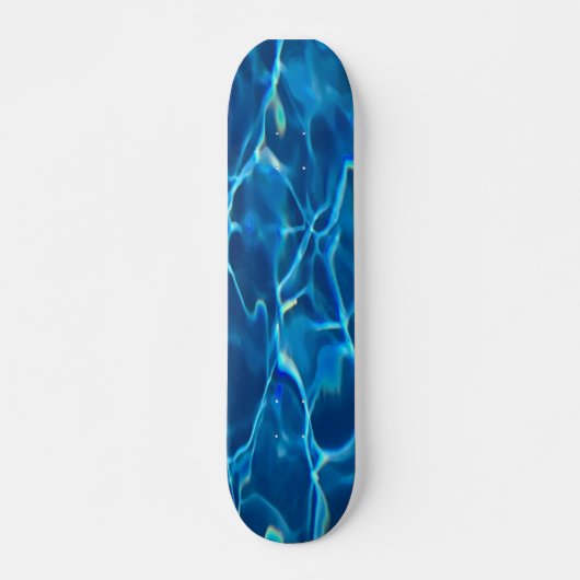 Donkerblauw Zwembad Water Persoonlijk Skateboard (Voorkant)
