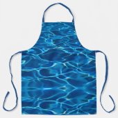 Donkerblauw Zwembad Water Schort (Voorkant)
