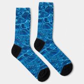 Donkerblauw Zwembad Water Sokken (Rechts)