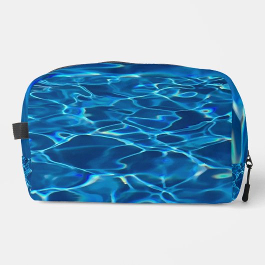 Donkerblauw Zwembad Water Toilettasje (Voorkant)